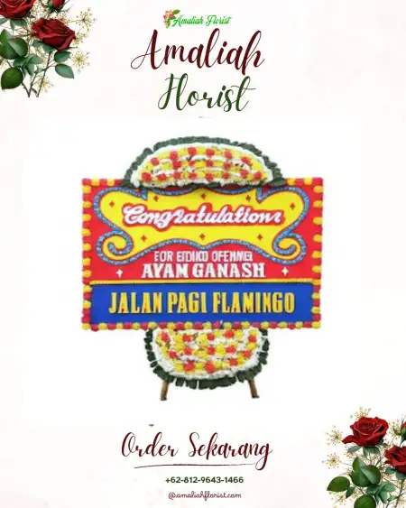 Sewa Papan Bunga Jungai